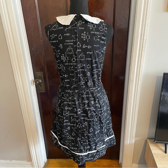 Retrolicious Math Equation Collared Dress - Picture 9 of 12